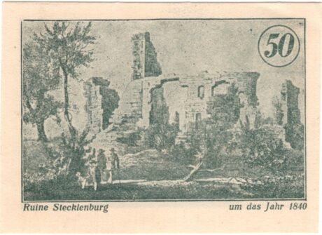 Реверс банкноты 50 fenigów (Niemcy) 1921