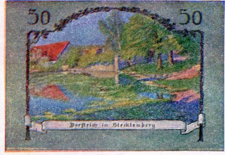 Реверс банкноты 50 fenigów (Niemcy) 1921