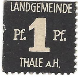 Аверс банкноты 1 пфеннигов (Германия) 1921 года