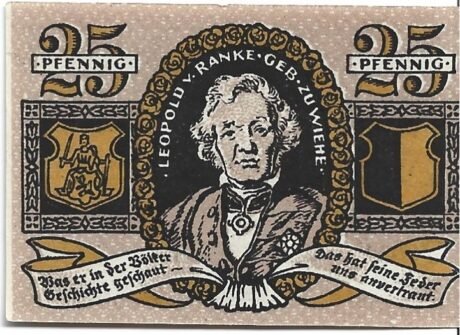 Реверс банкноты 25 fenigów (Niemcy) 1920