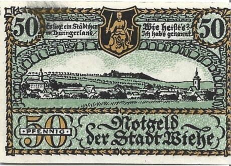 Реверс банкноты 50 fenigów (Niemcy) 1920