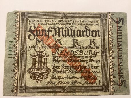 Аверс банкноты 50000000000 marek (Niemcy) 1923