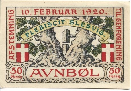 Реверс банкноты 50 fenigów (Niemcy) 1920