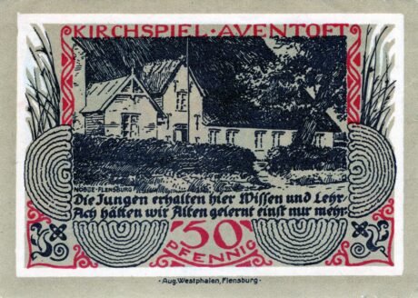 Реверс банкноты 50 fenigów (Niemcy) 1921