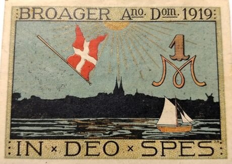 Реверс банкноты 1 marka (Niemcy) 1919