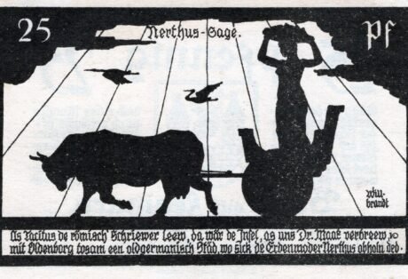 Реверс банкноты 25 пфеннигов (Германия) 1921 года