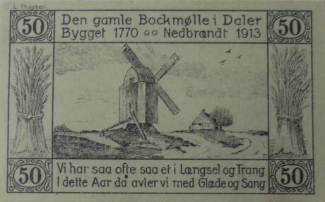 Реверс банкноты 50 fenigów (Niemcy) 1920