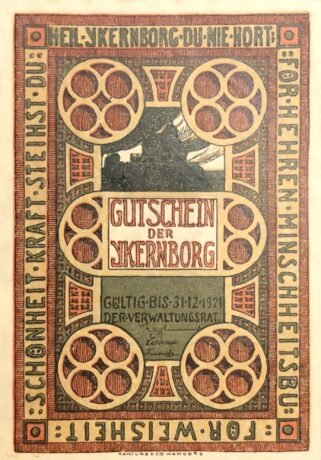 Аверс банкноты 1 marka Ykernborg (Niemcy) 1921