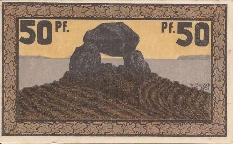 Реверс банкноты 50 fenigów (Niemcy) 1921