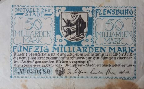 Аверс банкноты 50000000000 marek (Niemcy) 1923