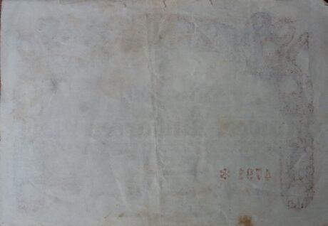 Реверс банкноты 100000000000 марок (Германия) 1923 года