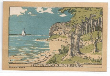 Реверс банкноты 50 пфеннигов (Германия)