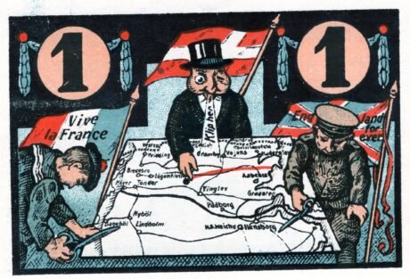 Реверс банкноты 1 marka (Niemcy) 1920