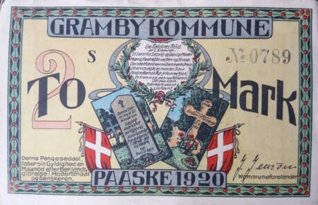 Аверс банкноты 2 marki (Niemcy) 1920