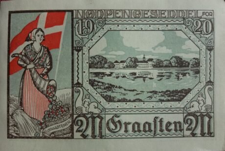 Реверс банкноты 2 марки (Германия) 1920 года