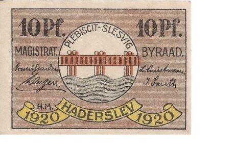 Аверс банкноты 10 fenigów (Niemcy) 1920