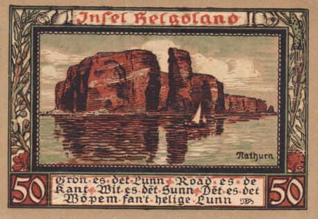 Реверс банкноты 50 fenigów (Niemcy) 1921