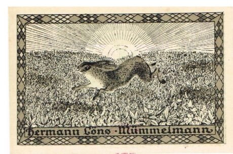 Реверс банкноты 50 fenigów (Niemcy) 1922