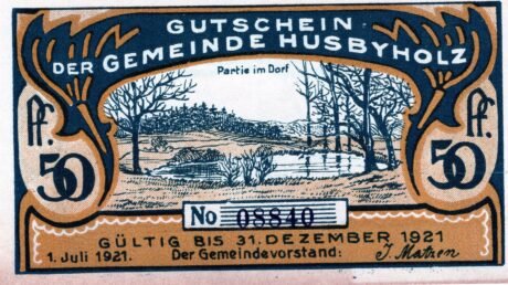 Аверс банкноты 50 пфеннигов (Германия) 1921 года