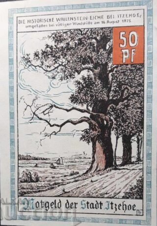 Реверс банкноты 50 fenigów (Niemcy) 1921