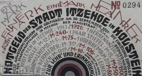 Аверс банкноты 1 marka (Niemcy) 1921