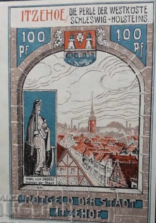 Реверс банкноты 100 fenigów (Niemcy) 1921