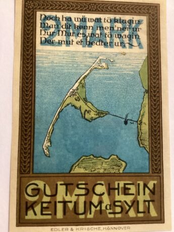 Реверс банкноты 2 марки (Германия) 1921 года