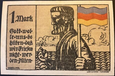 Реверс банкноты 1 marka (Niemcy) 1920