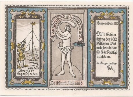 Аверс банкноты 50 fenigów (Niemcy) 1920