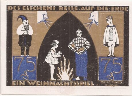 Реверс банкноты 75 пфеннигов (Германия)