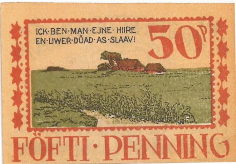 Реверс банкноты 50 fenigów (Niemcy) 1921
