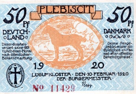 Аверс банкноты 50 fenigów (Niemcy) 1920