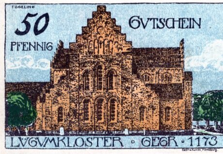 Реверс банкноты 50 fenigów (Niemcy) 1920