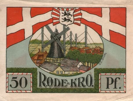 Реверс банкноты 50 fenigów (Niemcy) 1920