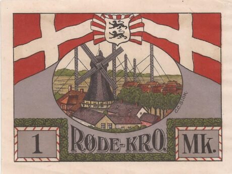 Реверс банкноты 1 marka (Niemcy) 1920