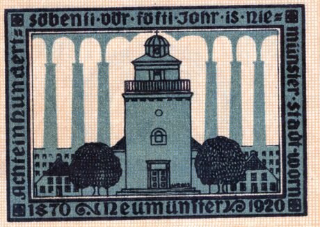 Реверс банкноты 50 fenigów (Niemcy) 1920