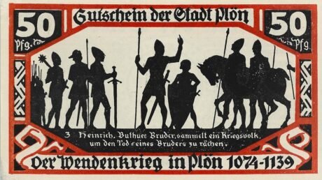 Реверс банкноты 50 fenigów (Niemcy) 1921