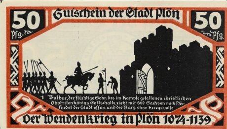 Реверс банкноты 50 fenigów (Niemcy) 1921