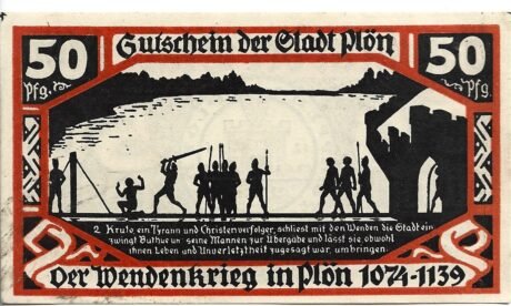 Реверс банкноты 50 fenigów (Niemcy) 1921