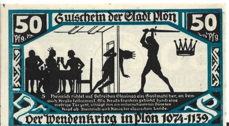 Реверс банкноты 50 fenigów (Niemcy) 1921