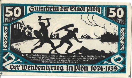 Реверс банкноты 50 fenigów (Niemcy) 1921