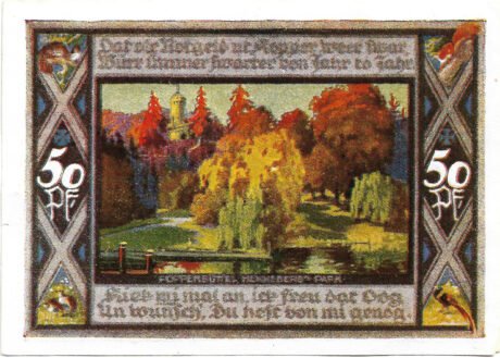 Реверс банкноты 50 пфеннигов (Германия) 1921 года