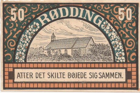 Реверс банкноты 50 fenigów (Niemcy) 1920