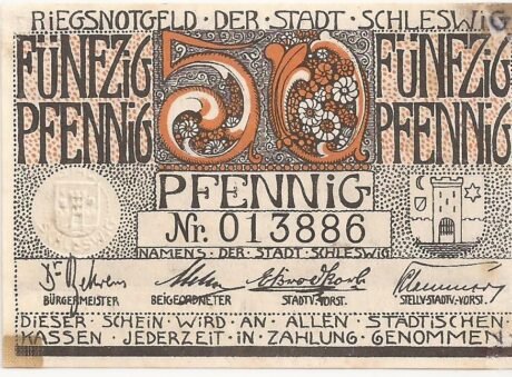 Аверс банкноты 50 fenigów (Niemcy) 1920