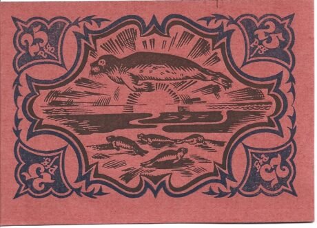 Реверс банкноты 25 fenigów (Niemcy) 1921