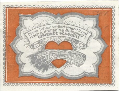 Реверс банкноты 50 пфеннигов (Германия)