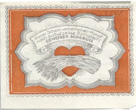 Реверс банкноты 50 пфеннигов (Германия)