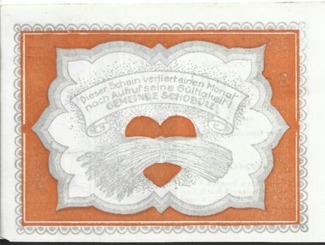 Реверс банкноты 50 fenigów (Niemcy)