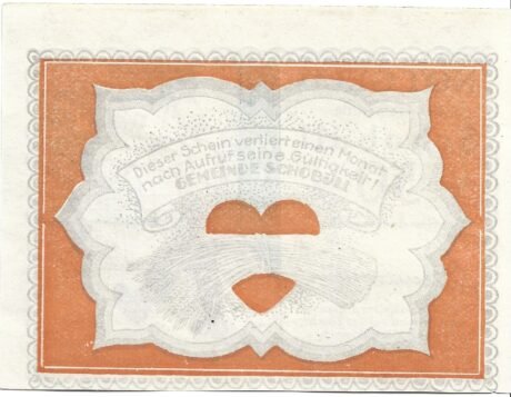 Реверс банкноты 50 пфеннигов (Германия)