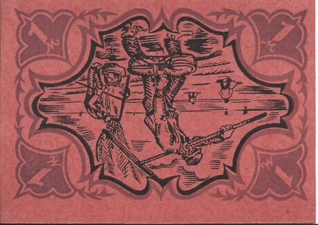 Реверс банкноты 1 marka (Niemcy) 1921